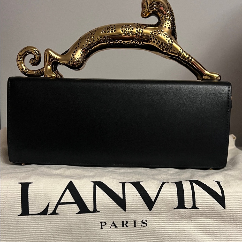 Lanvin Black Pencil Cat Bag- Medium - Picture 7 of 12